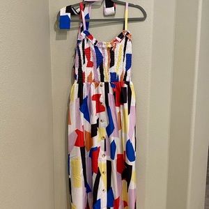 Casual colorful dress with pockets
